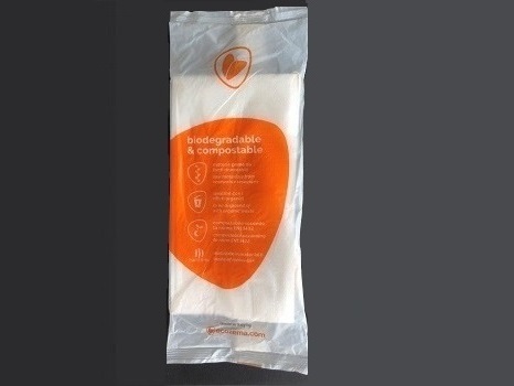 Ein Gegenstandverpackt in eine Schlauchbeutelfolie
