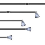 Saugstutzenverlängerungen in verschiedenen Längen für das Schrumpfgerät Ripack.