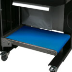 Beutelunterstützung mit integriertem Abtransportband