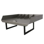 Sortiertisch für die Füll- und Verschließmaschine Speedpack mit Abtrennungen