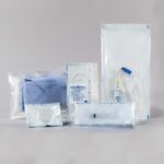 Operations Gegenstände sind in eine Sterilgutverpackung verpackt
