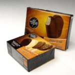 Eine Verpackung von Eis als Musterverpackung für Falteinschlag