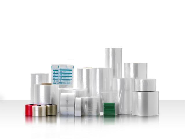 Verschiedene Größen und Formen von Folien werden auf dem Foto zur Schau gestellt.