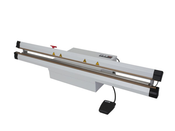 Folienschweißgerät ISM1020 mit Fußbedienungsschalter und Trennmesser